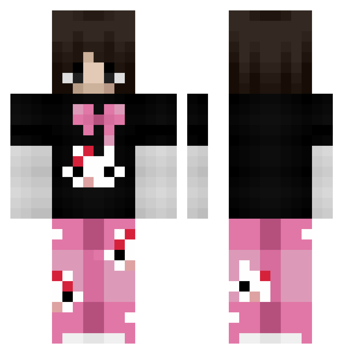 TallFungus_ Minecraft skin, front and back view