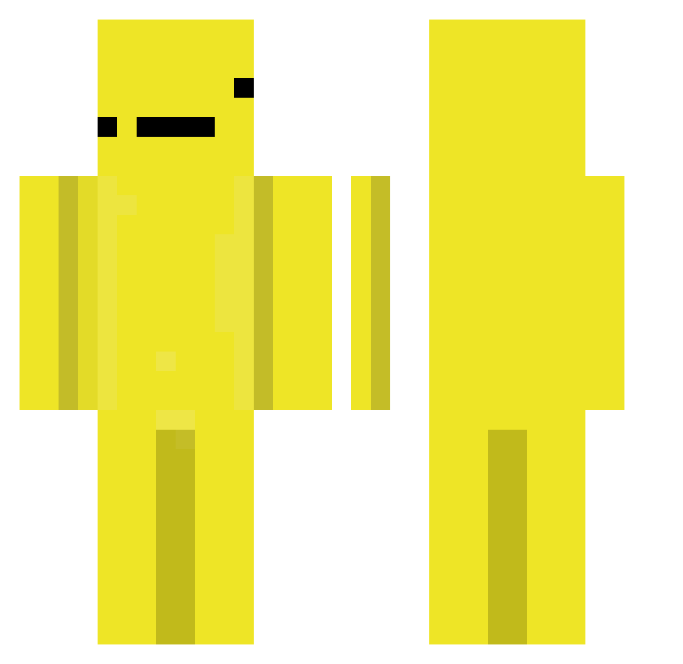 TheSwat1 Minecraft skin, front and back view