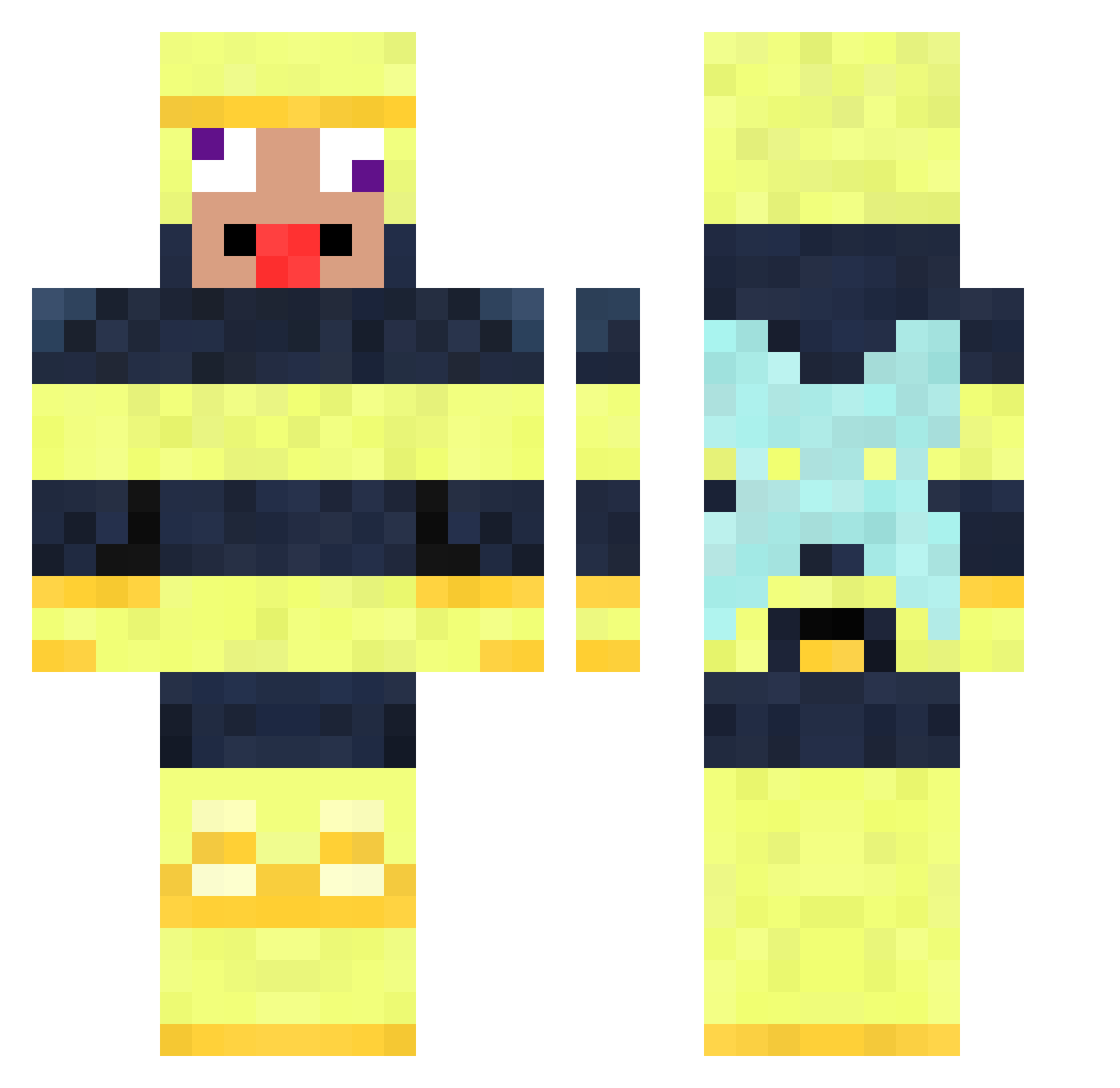 WiLlDaRnEsS Minecraft skin, front and back view