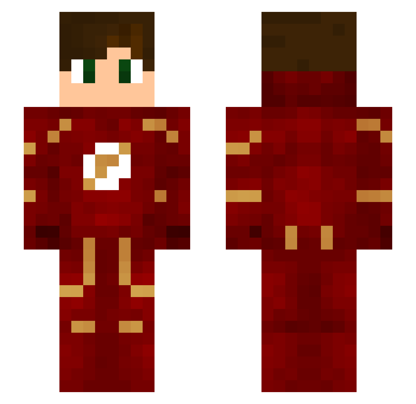 Lonin_ Minecraft skin, front and back view