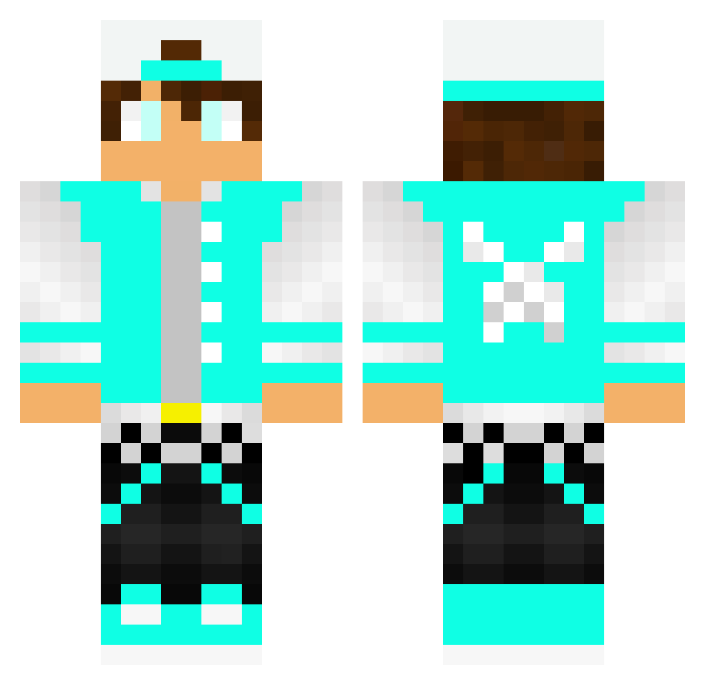Tristan112006 Minecraft skin, front and back view