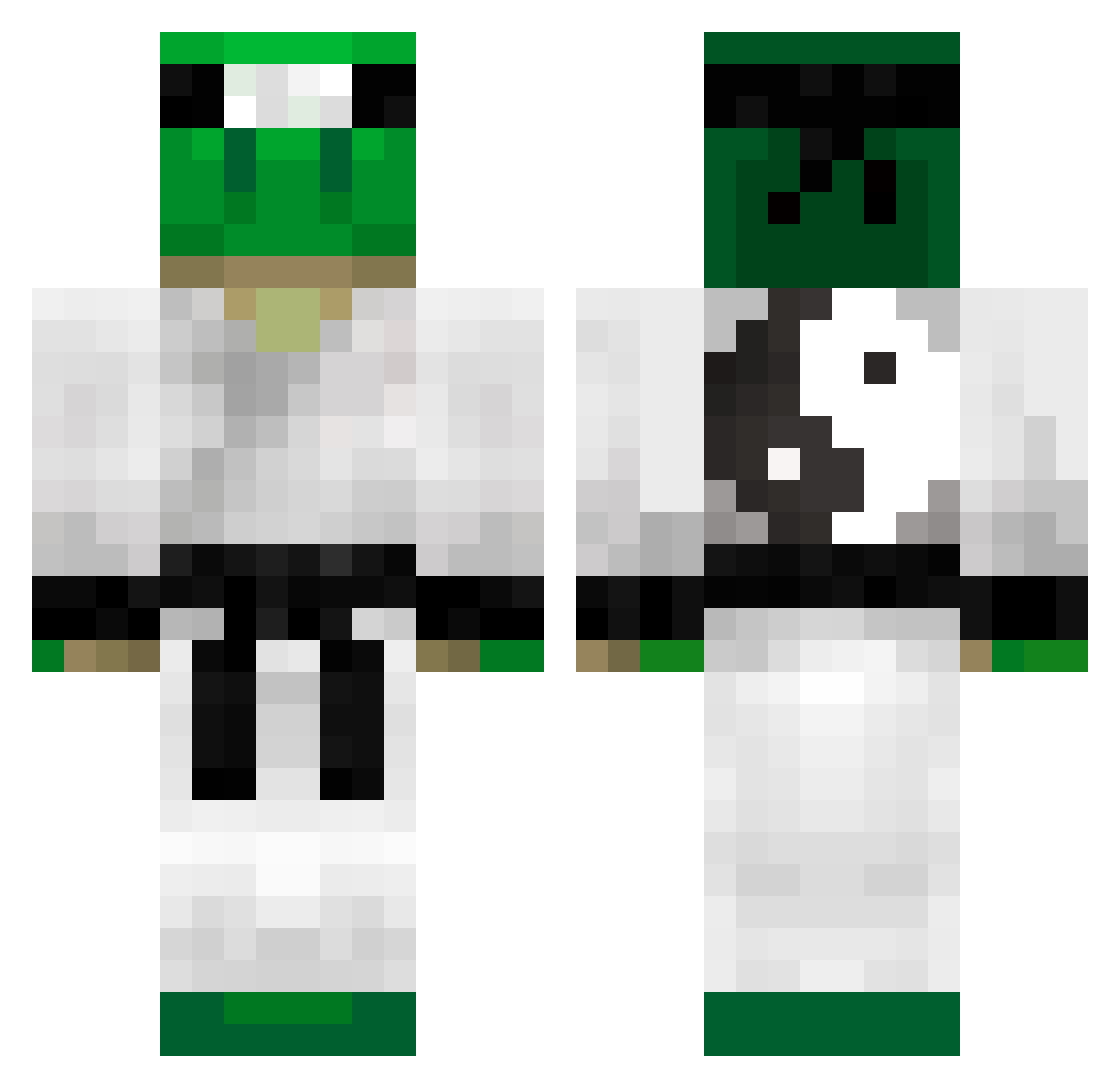 Ph3nix_Gameur Minecraft skin, front and back view
