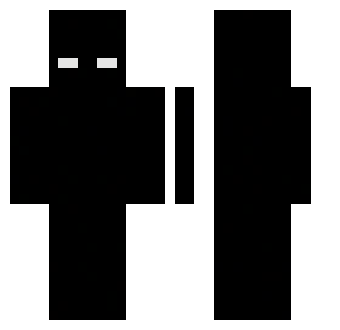 IJCG Minecraft skin, front and back view