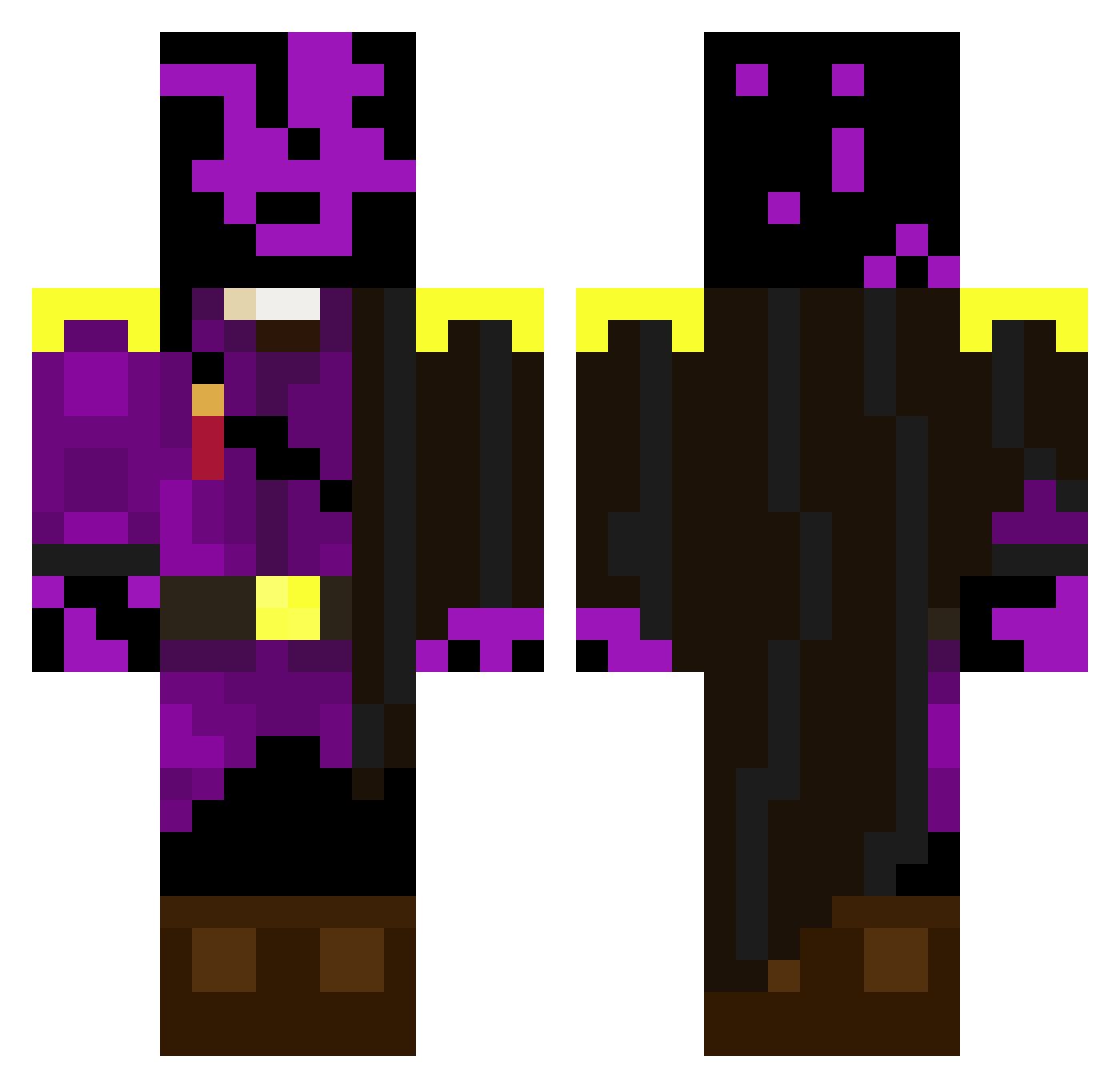 Ashwagg__ Minecraft skin, front and back view
