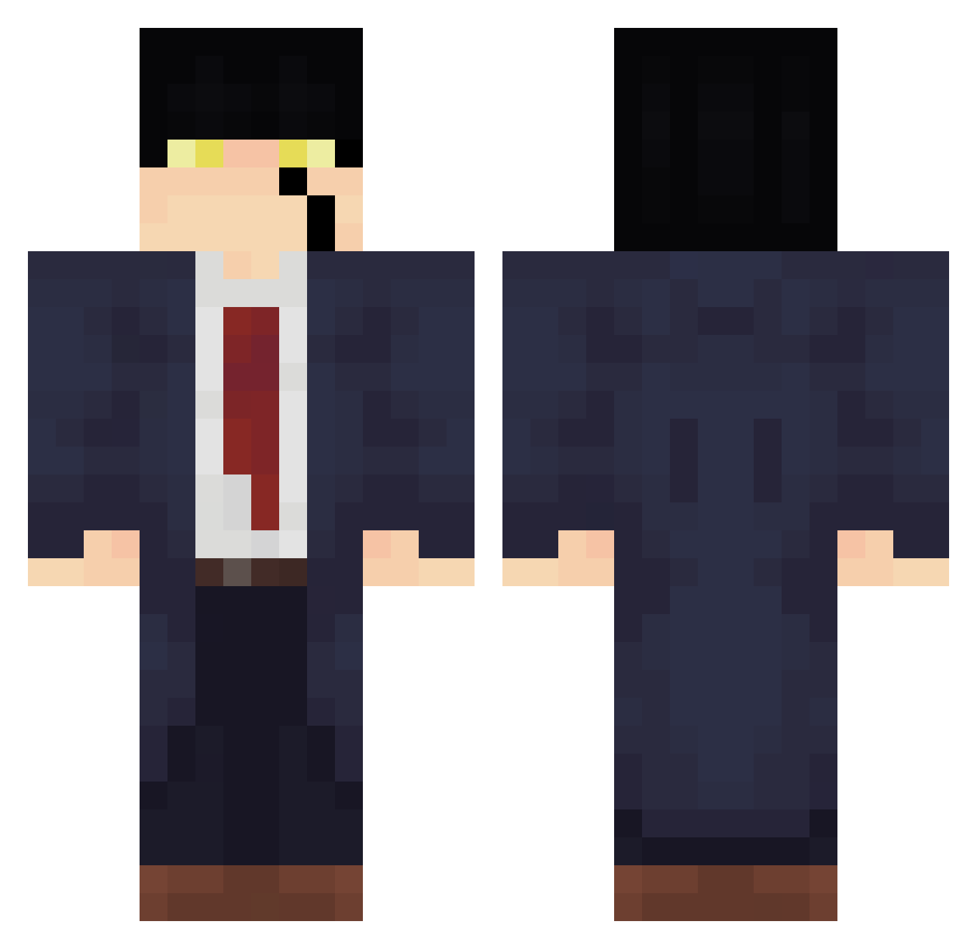 serako0108 Minecraft skin, front and back view