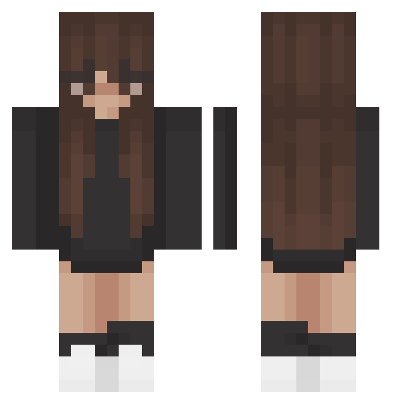 haileyyy__ Minecraft skin, front and back view