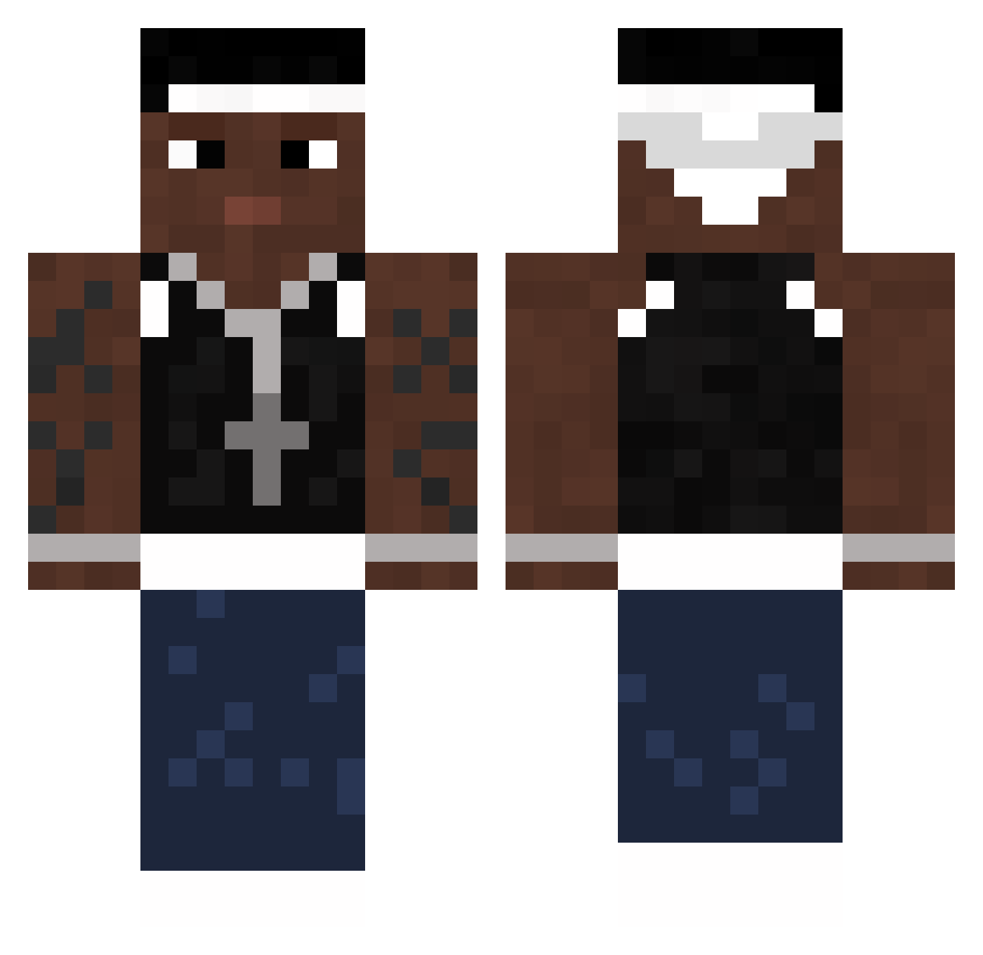 lil_Basil_Boy Minecraft skin, front and back view