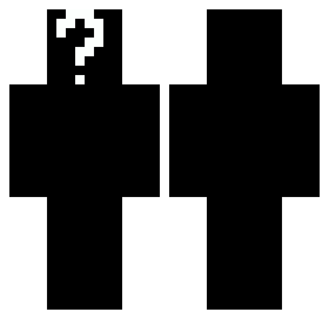 xVaniiiStorker Minecraft skin, front and back view