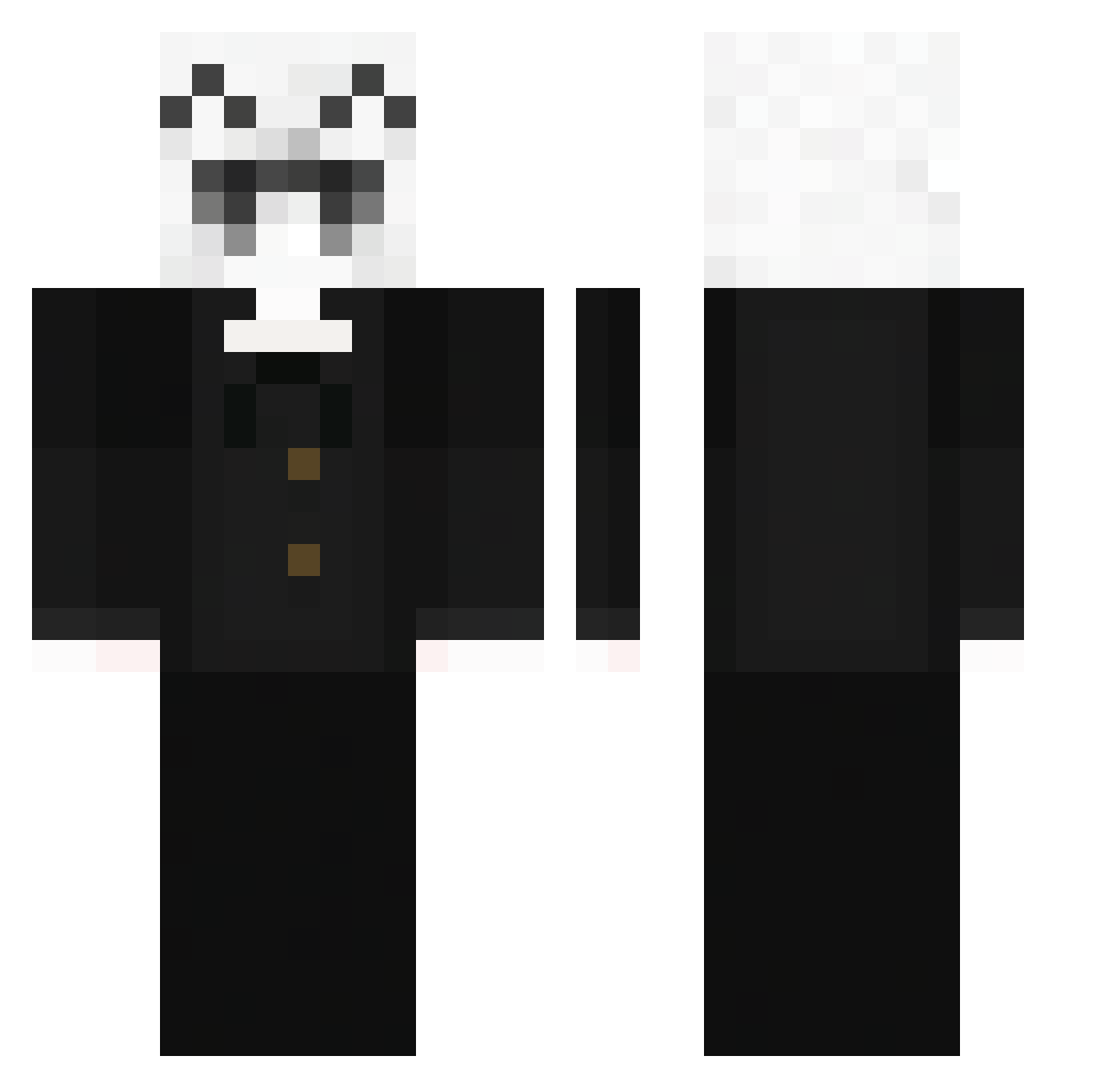 Taco_XXX Minecraft skin, front and back view