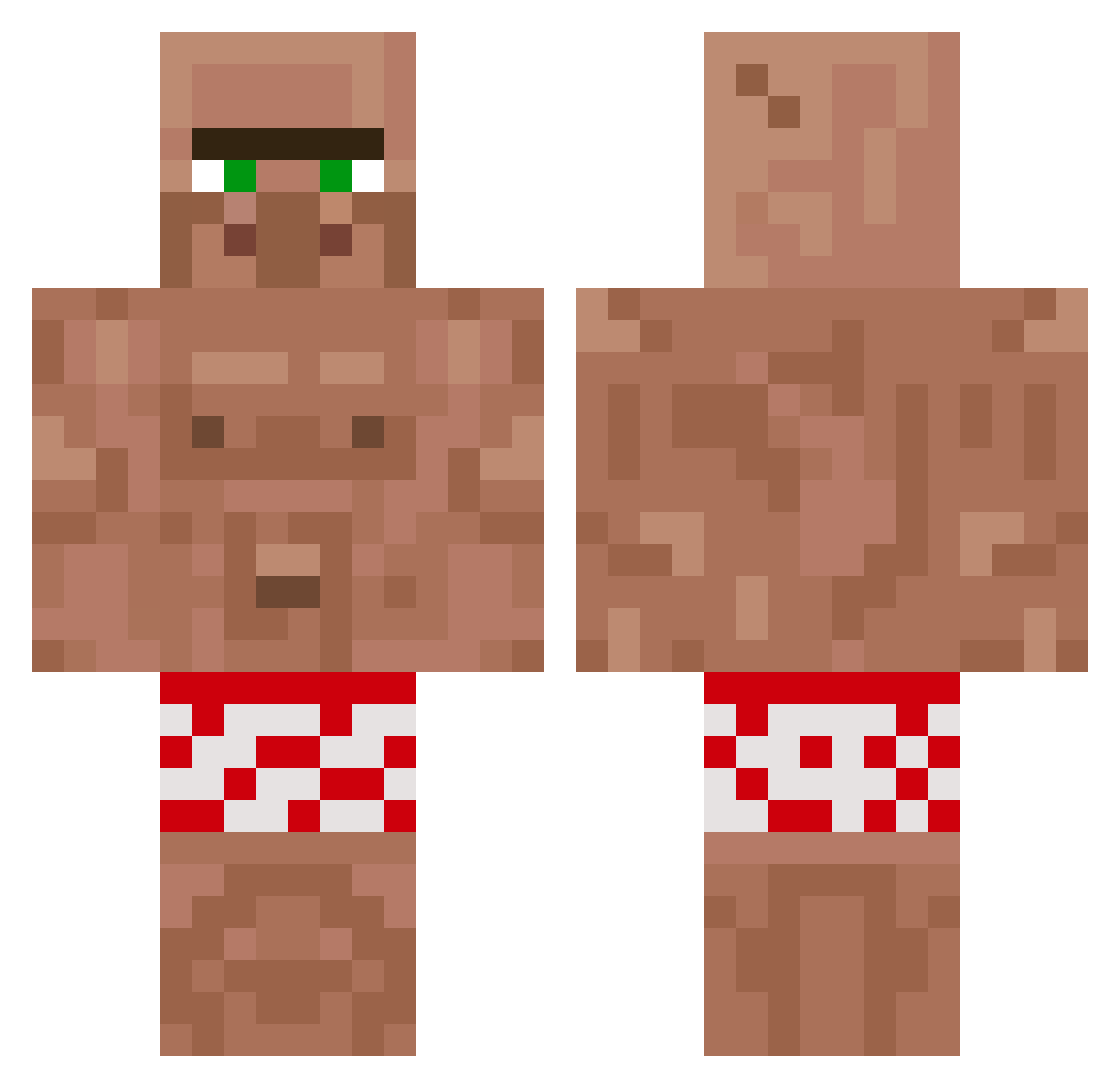 Darkstar110119 Minecraft skin, front and back view