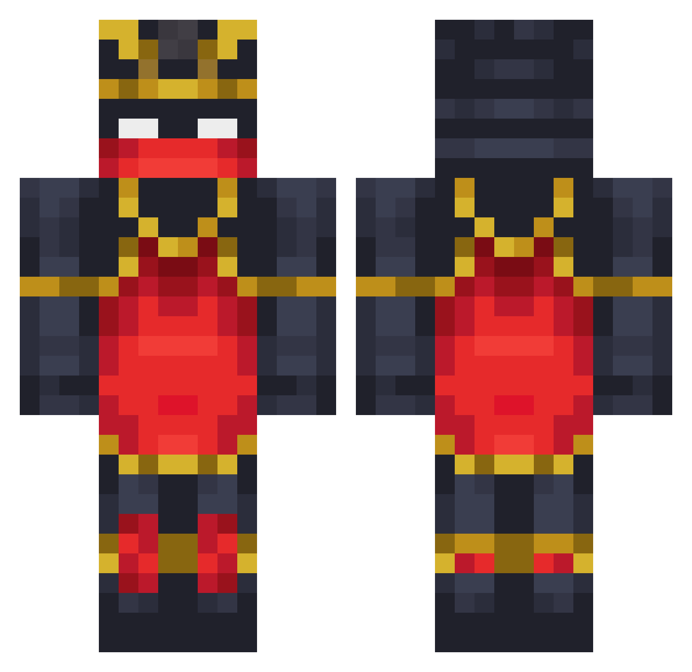 joaovictor2008 Minecraft skin, front and back view