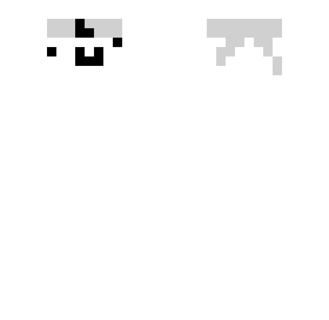 Hank1220 Minecraft skin, front and back view