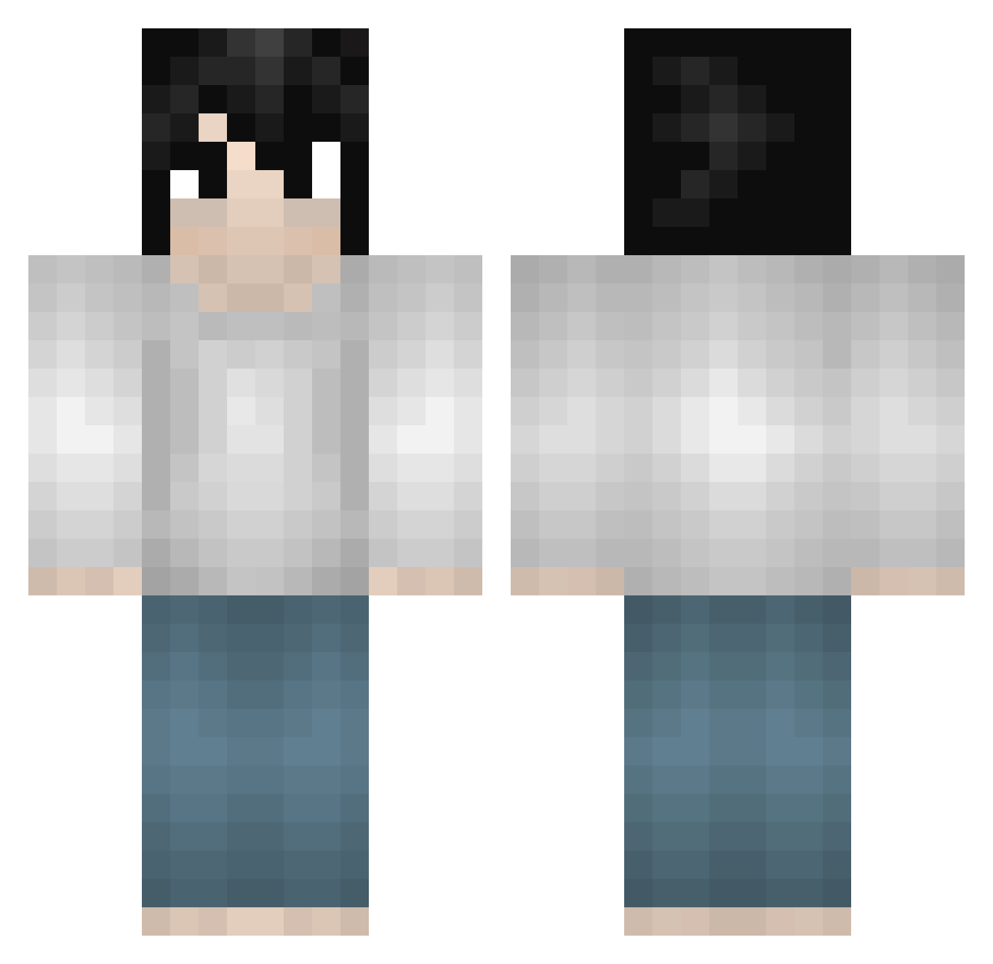 vifon_vamp Minecraft skin, front and back view