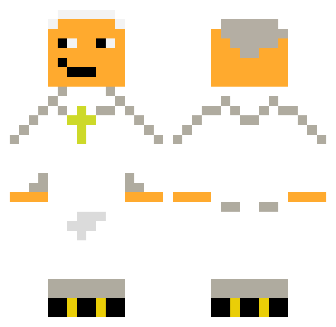 Maciej178 Minecraft skin, front and back view