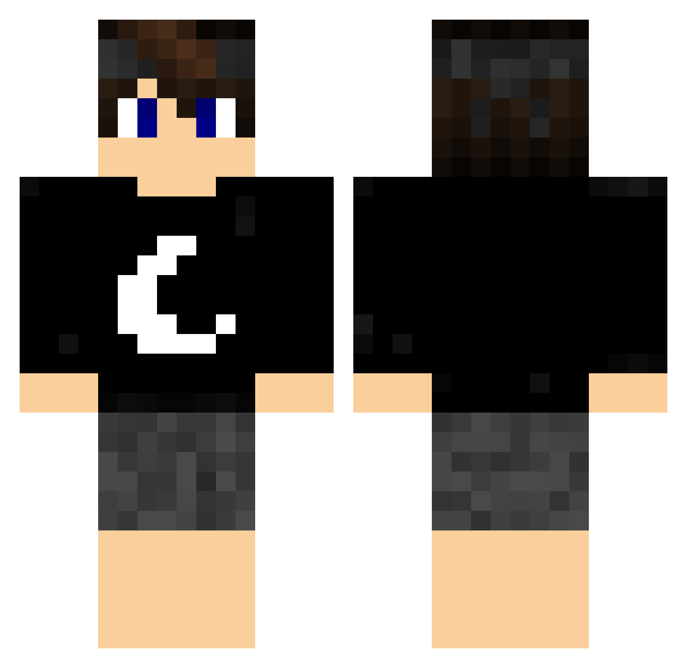 John_Murphy Minecraft skin, front and back view