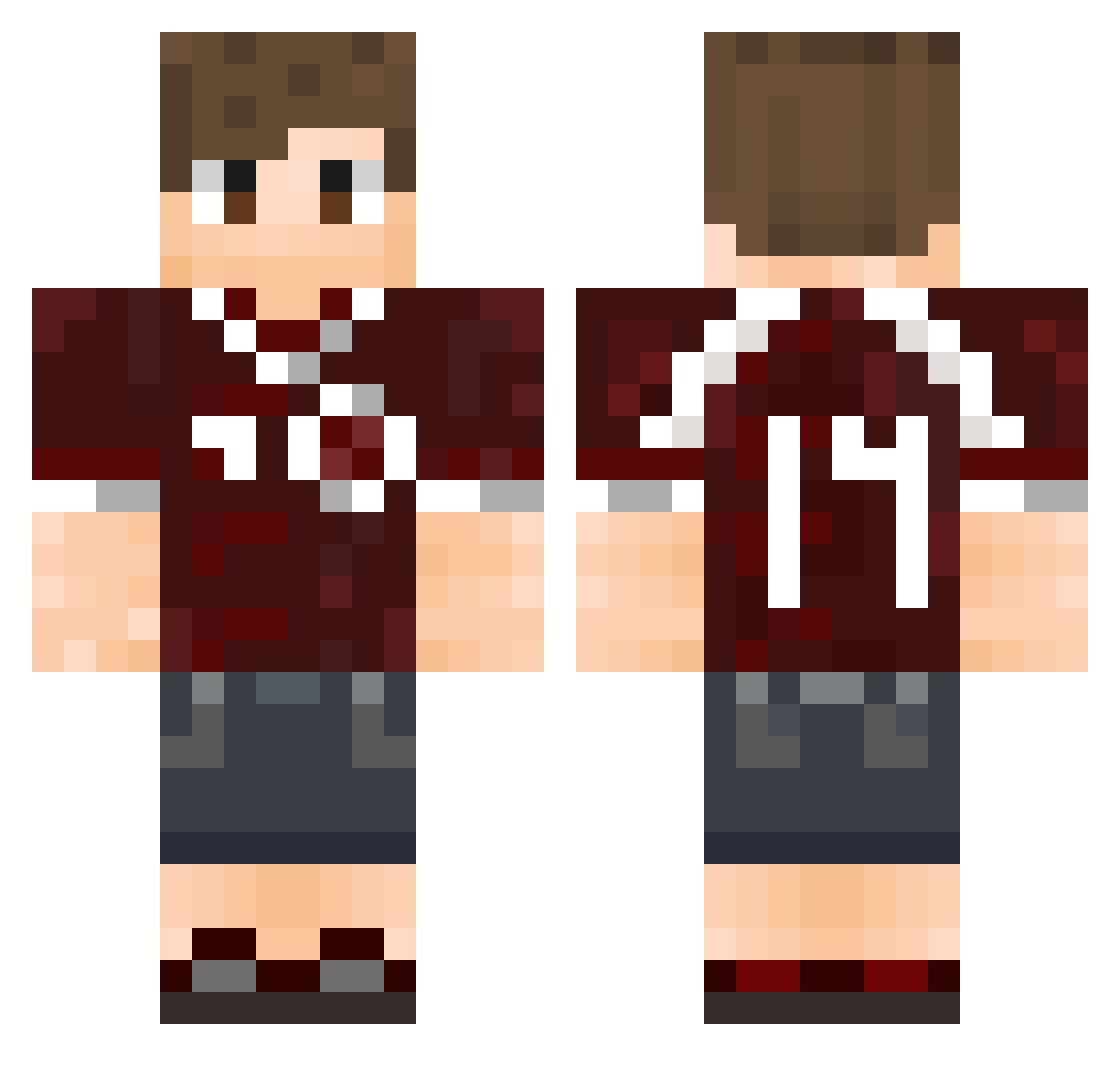 santi_novax Minecraft skin, front and back view