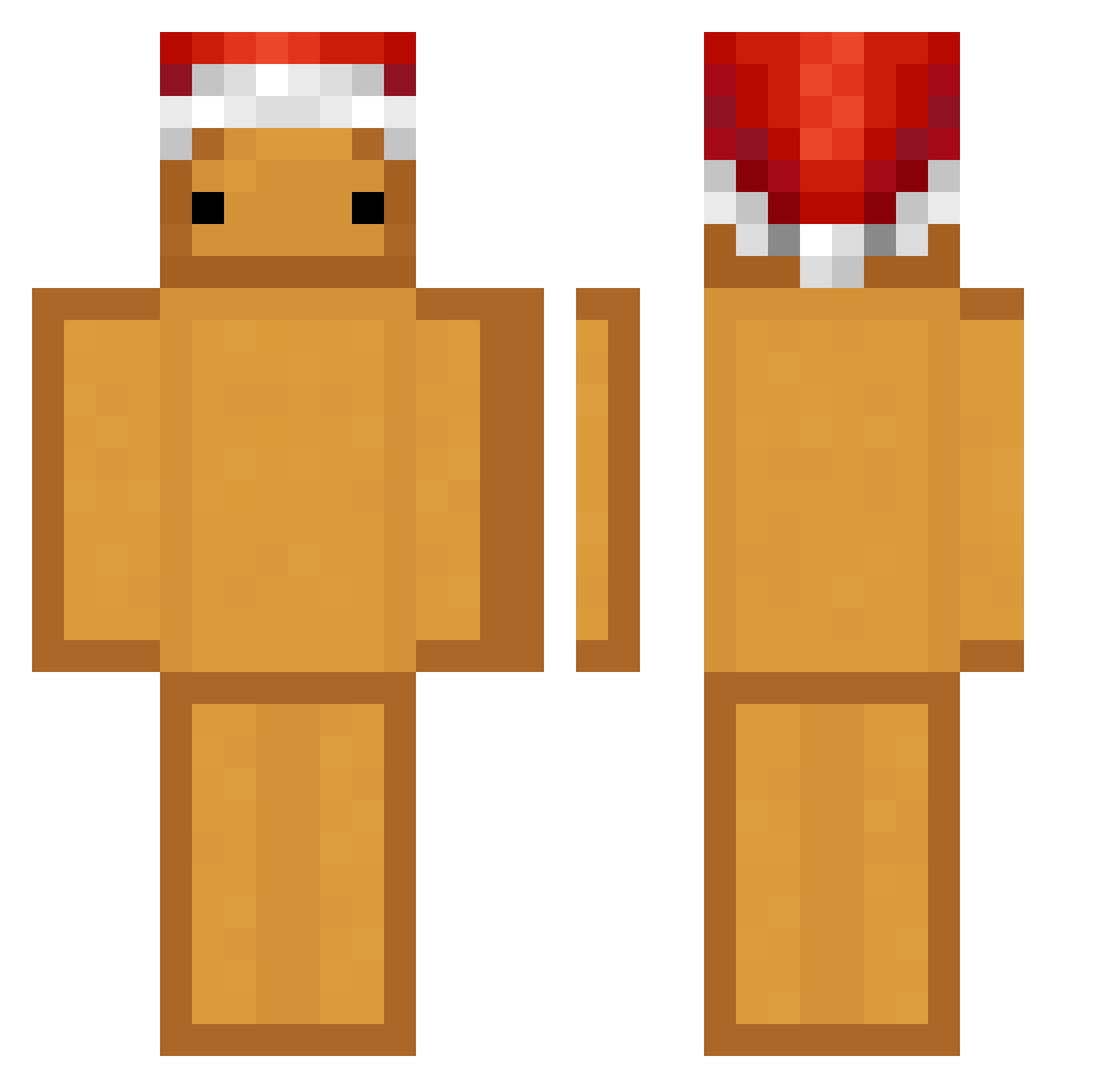 _SanyaBread_ Minecraft skin, front and back view
