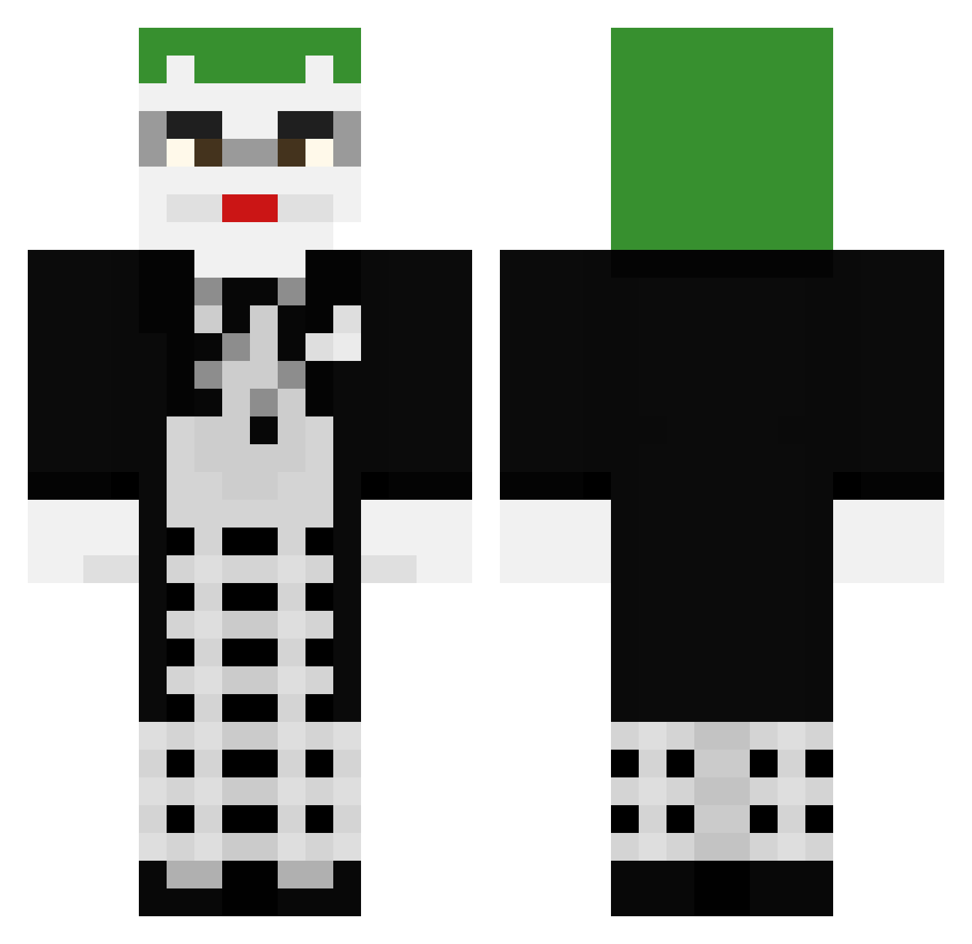 retatrutidemogge Minecraft skin, front and back view