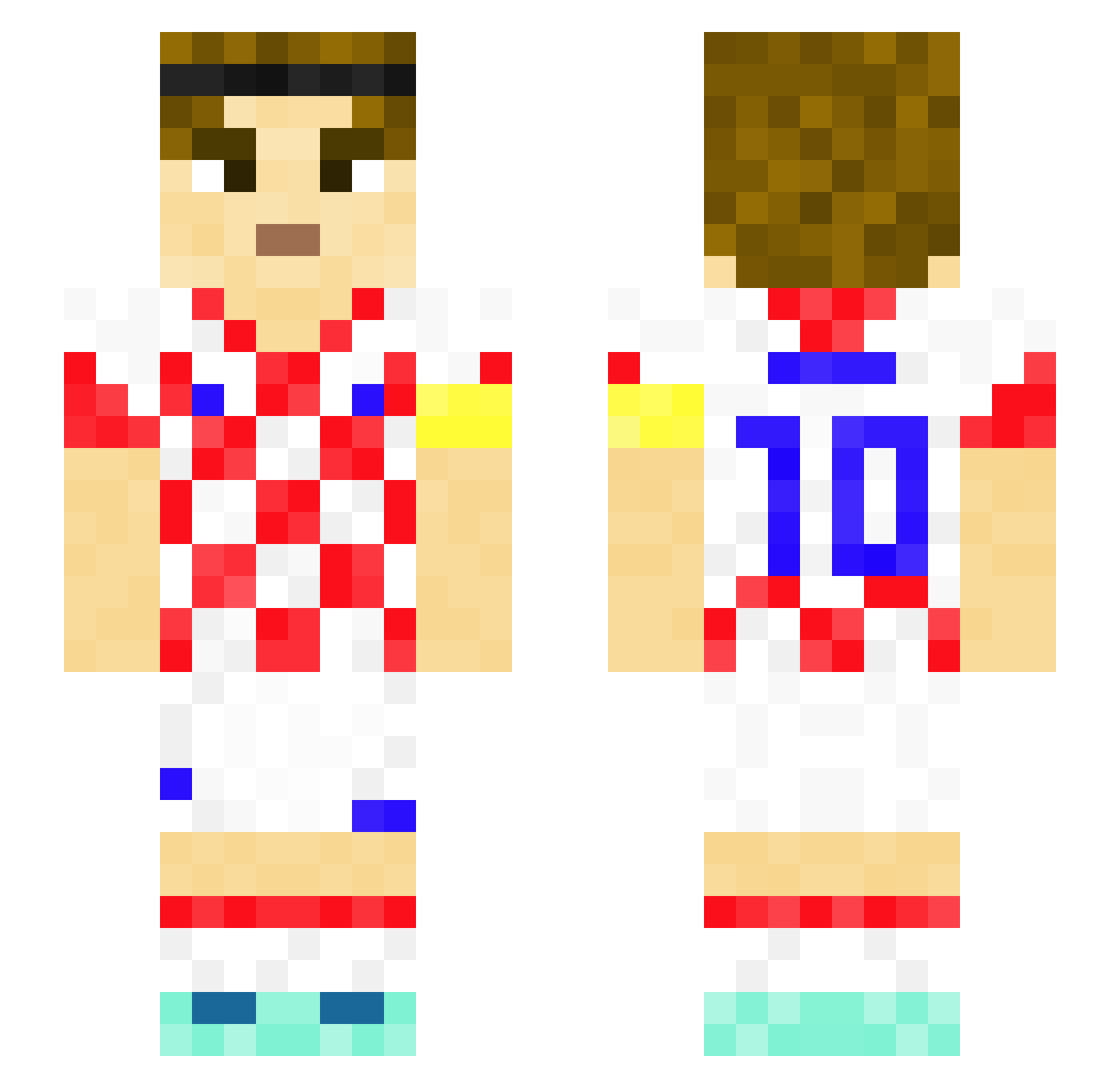 crazys_ Minecraft skin, front and back view