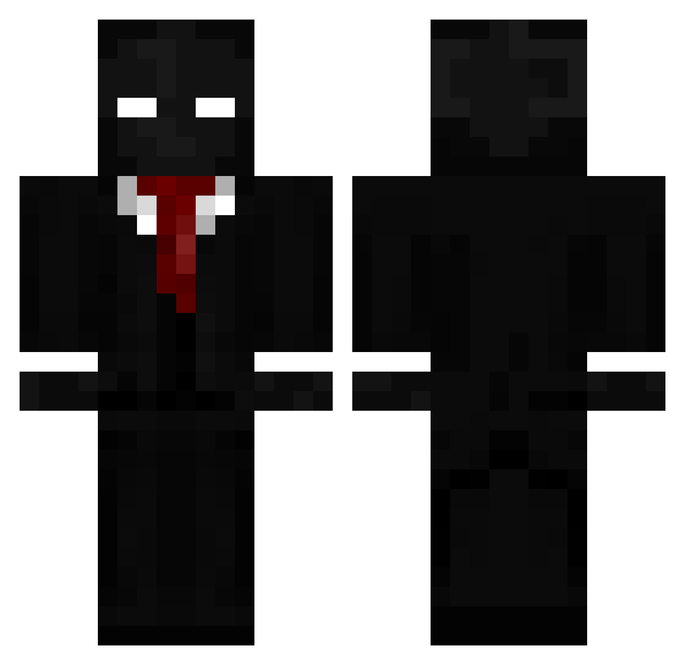 Preguntar Minecraft skin, front and back view