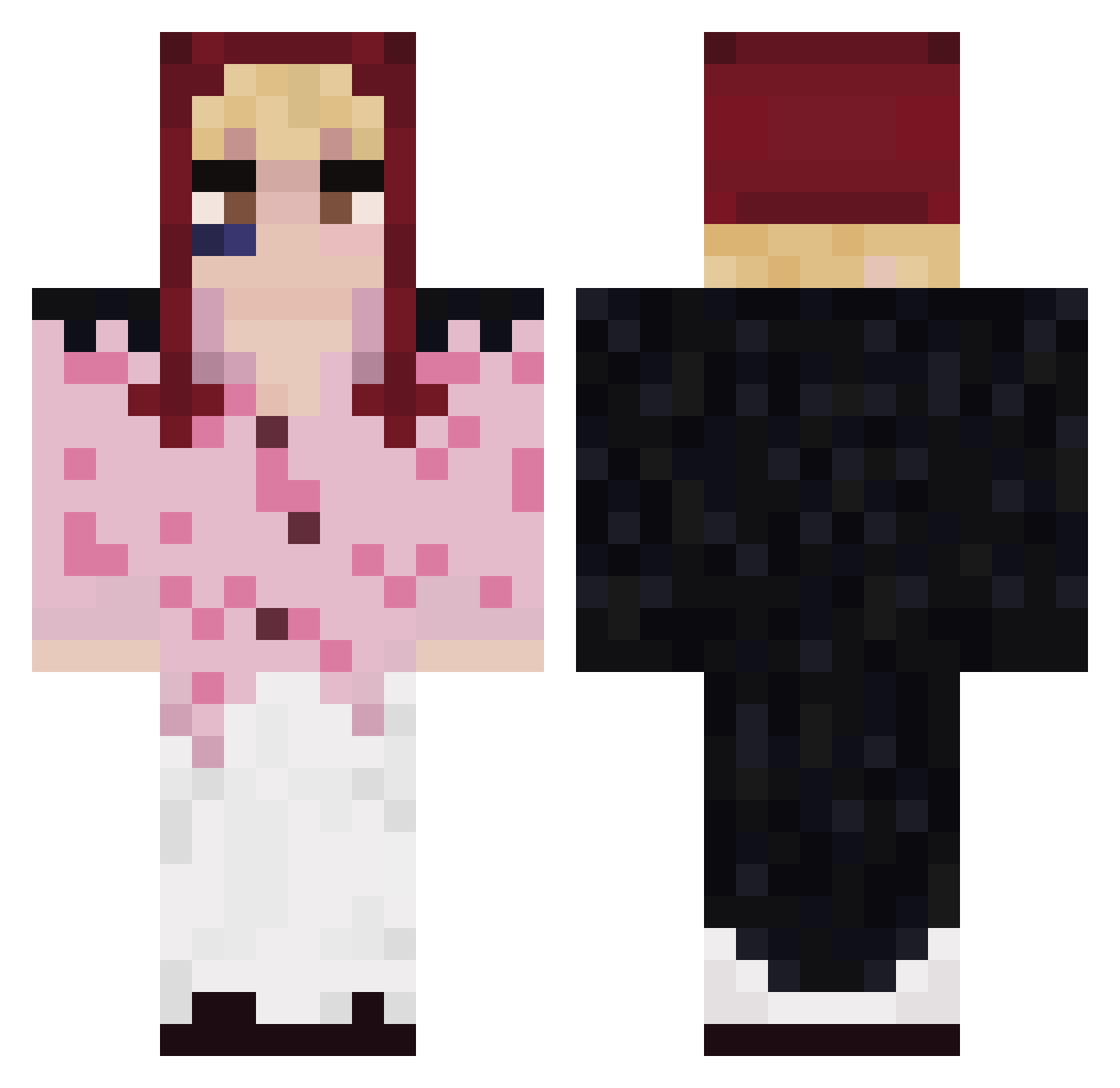 aguts1712 Minecraft skin, front and back view