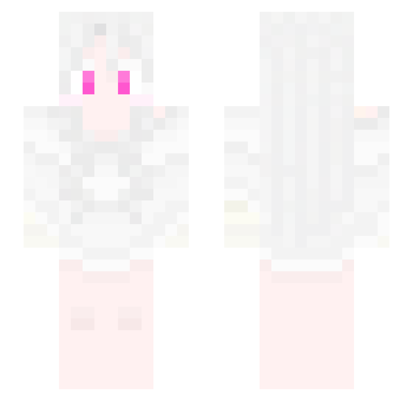 Cortian Minecraft skin, front and back view
