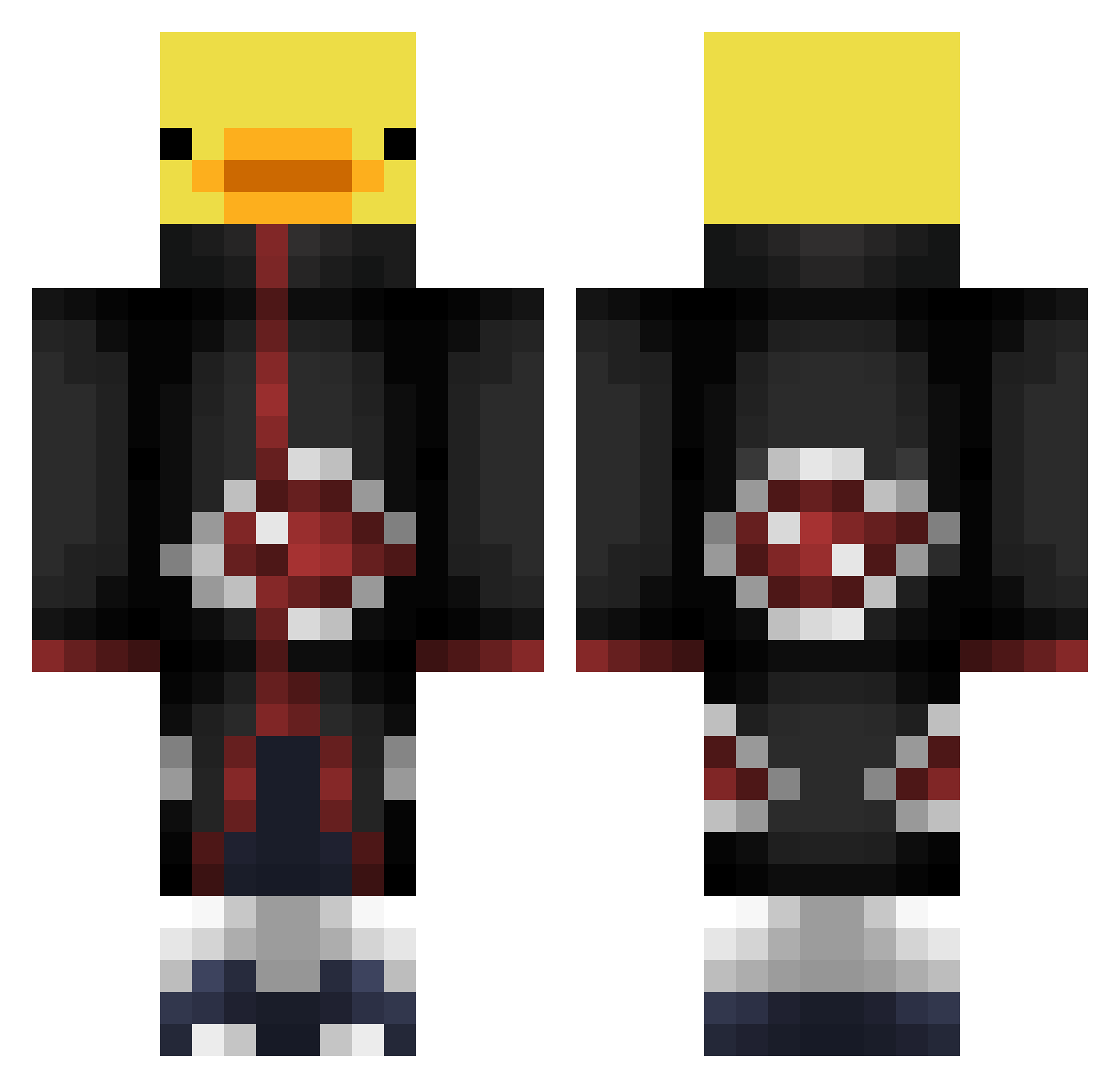 turtleboy171717 Minecraft skin, front and back view