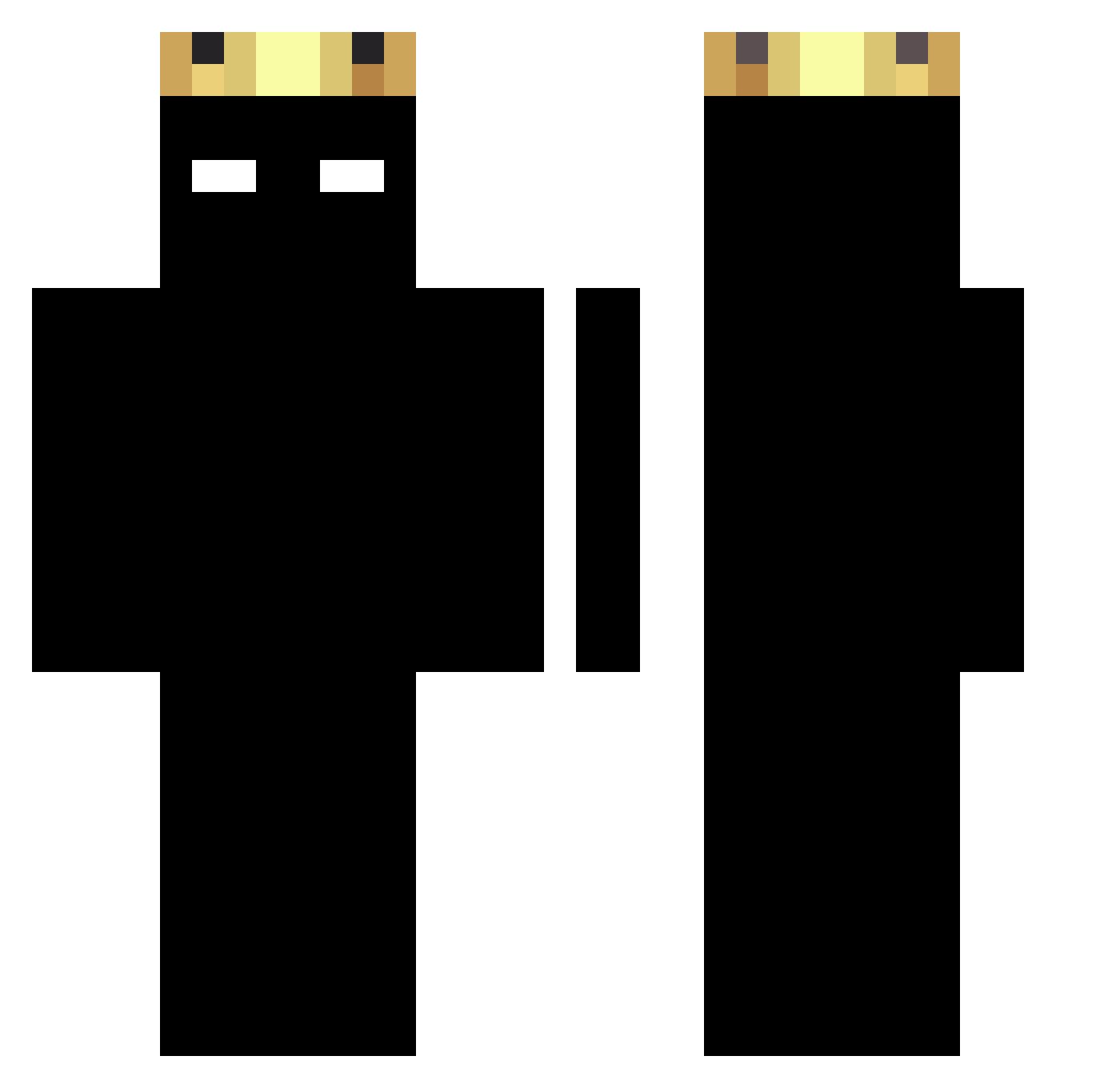 J_O_M_O_T_O Minecraft skin, front and back view