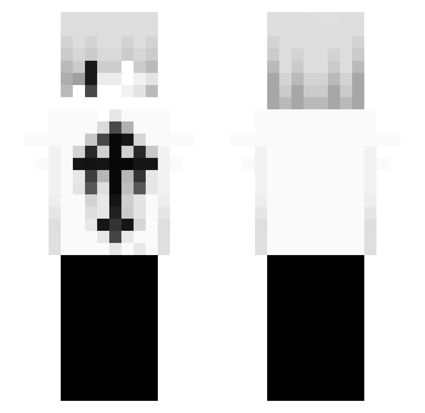 Maaaarcki Minecraft skin, front and back view