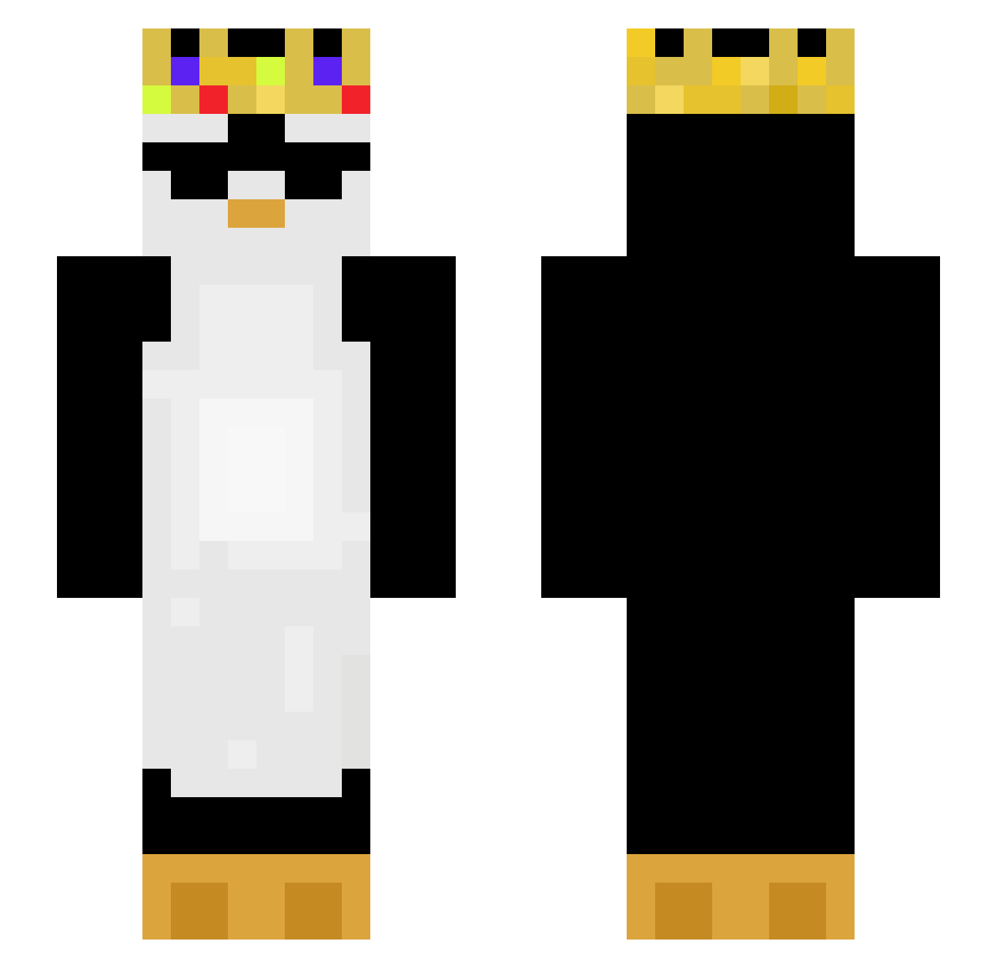 Marcin05PL Minecraft skin, front and back view