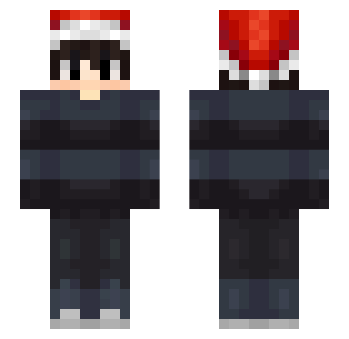 Airr_ Minecraft skin, front and back view