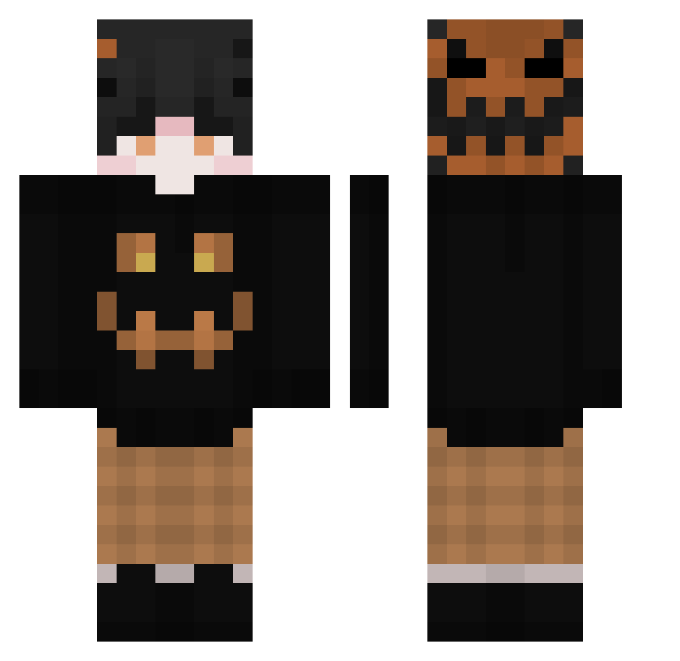 weed_arg Minecraft skin, front and back view