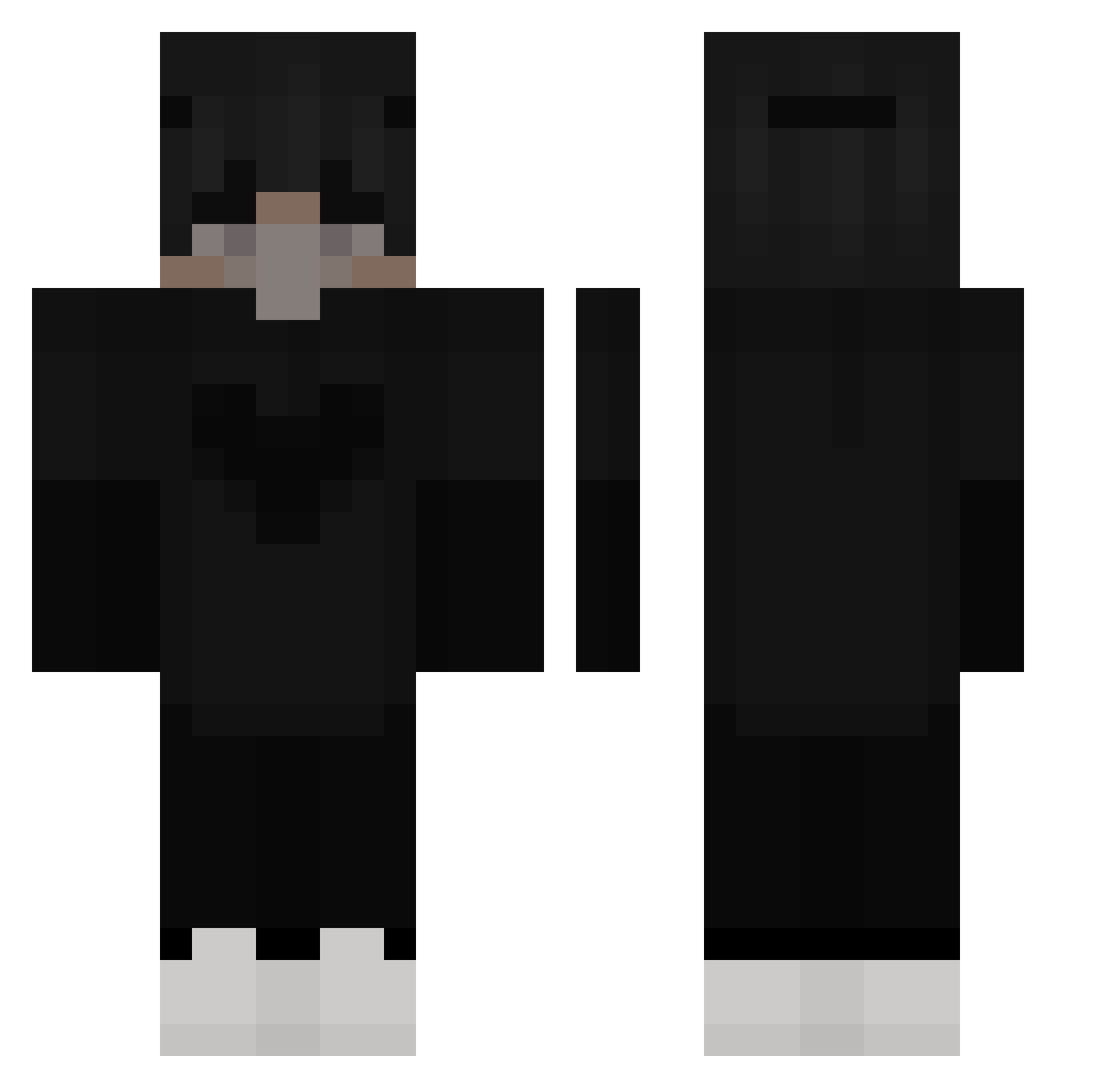 feelcha_rugi Minecraft skin, front and back view