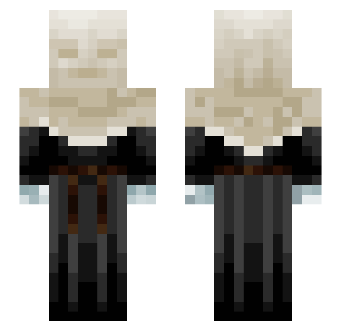 Yasmandarguss Minecraft skin, front and back view