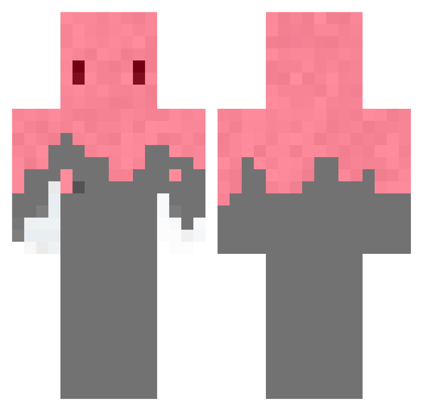 ziujshn1234 Minecraft skin, front and back view