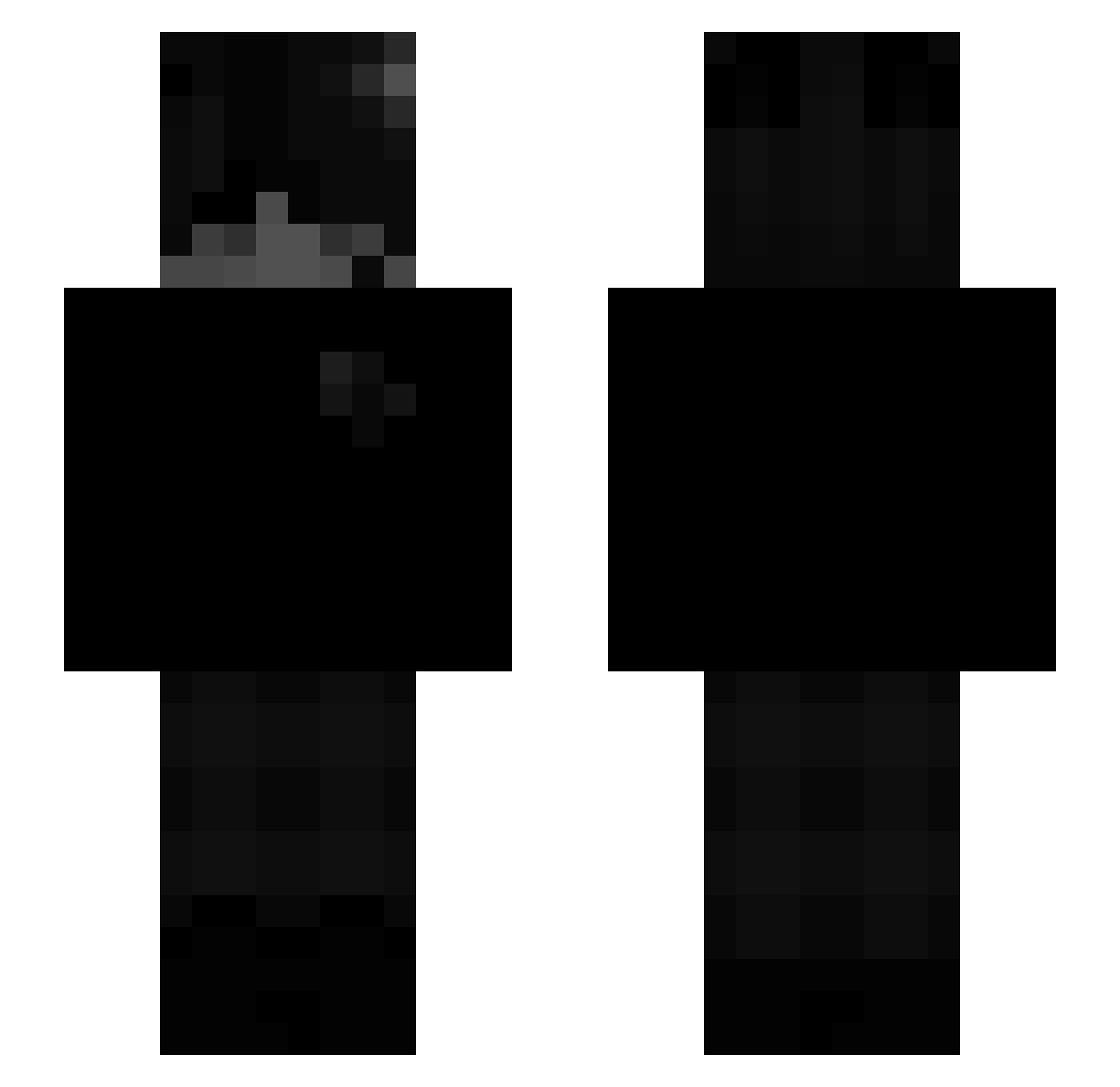 Sitizoprime Minecraft skin, front and back view