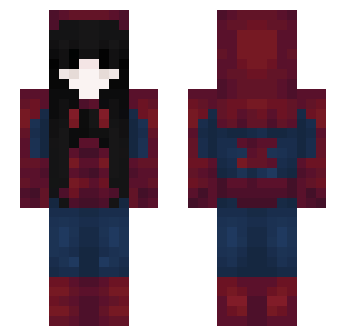 rosol32 Minecraft skin, front and back view