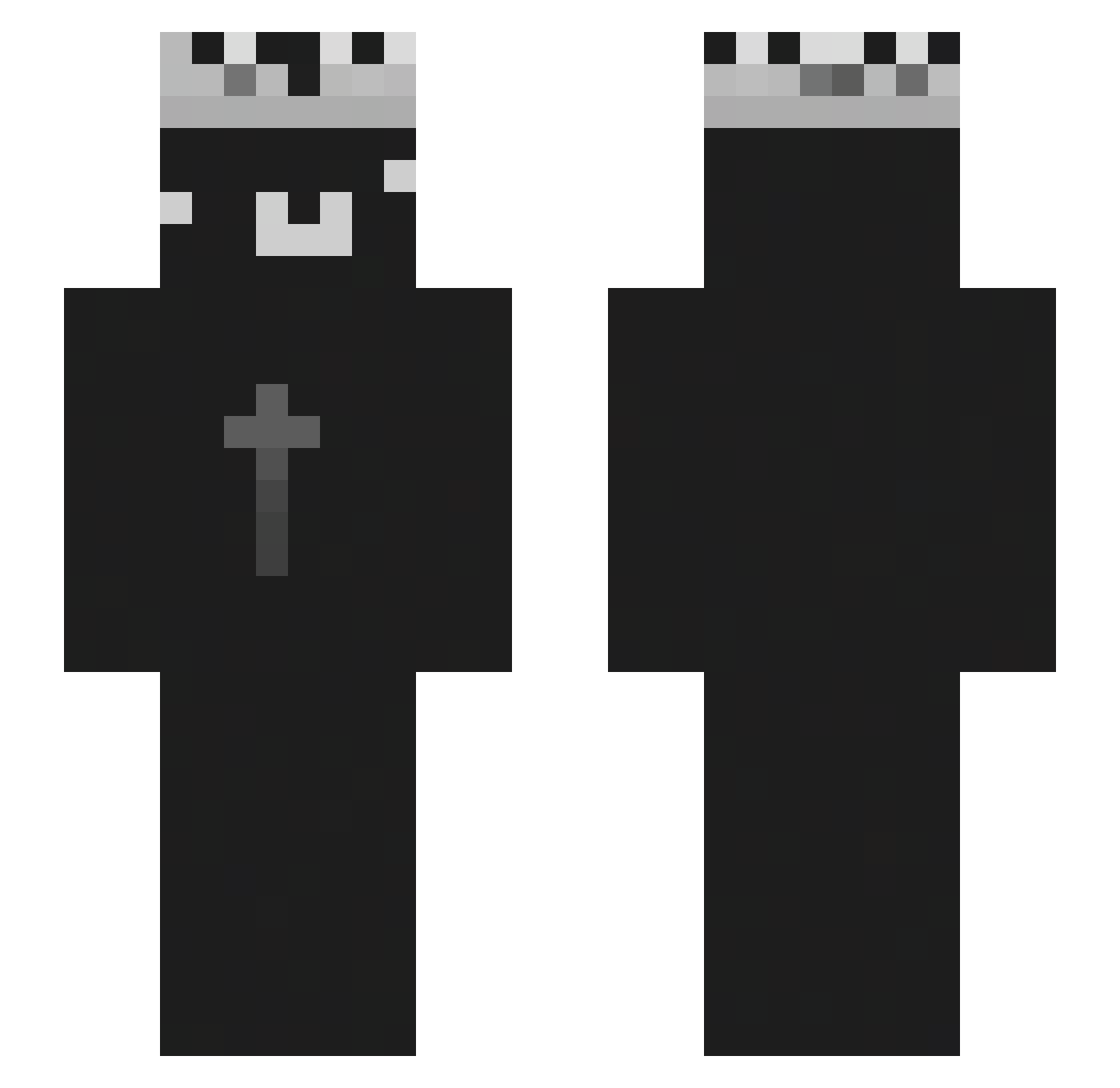 davidlol_ Minecraft skin, front and back view