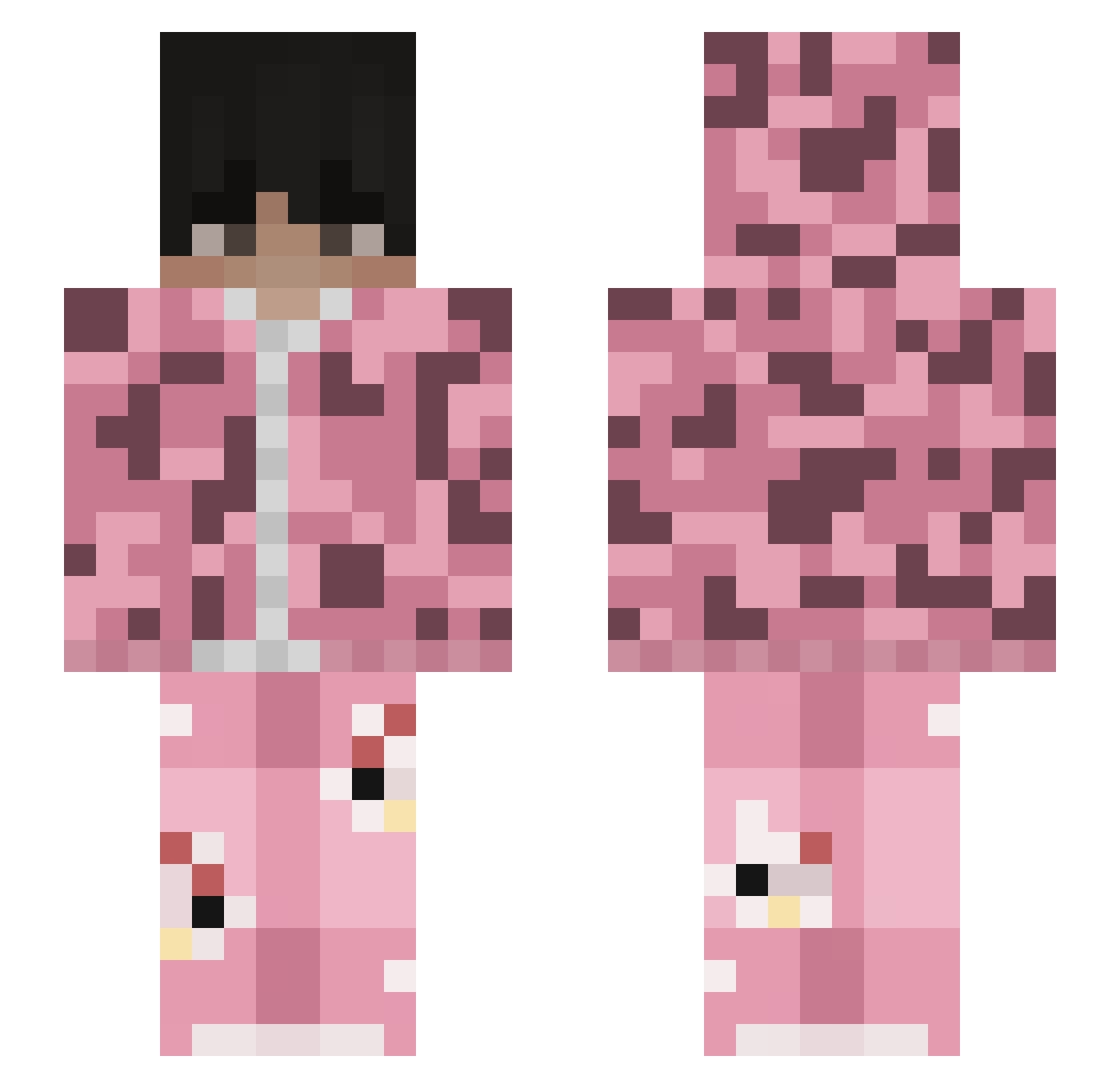 S7q_ Minecraft skin, front and back view