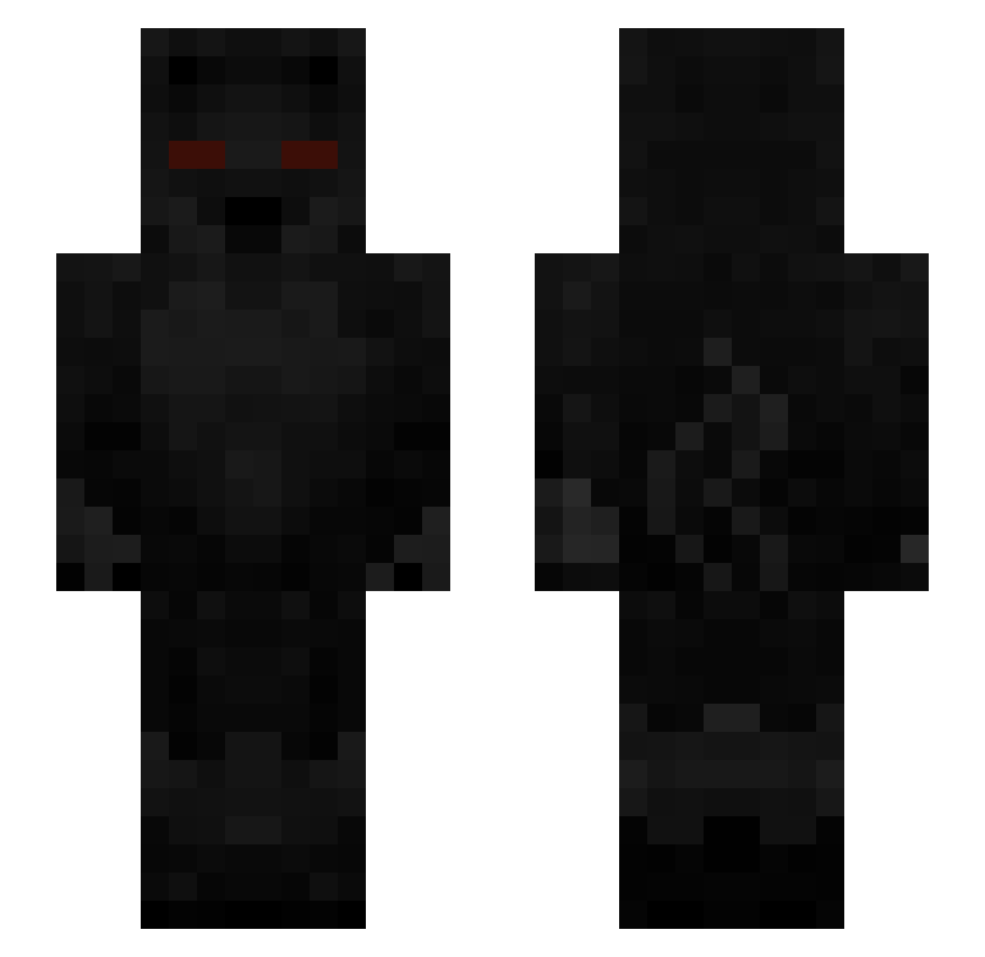 warumstirbstdu Minecraft skin, front and back view