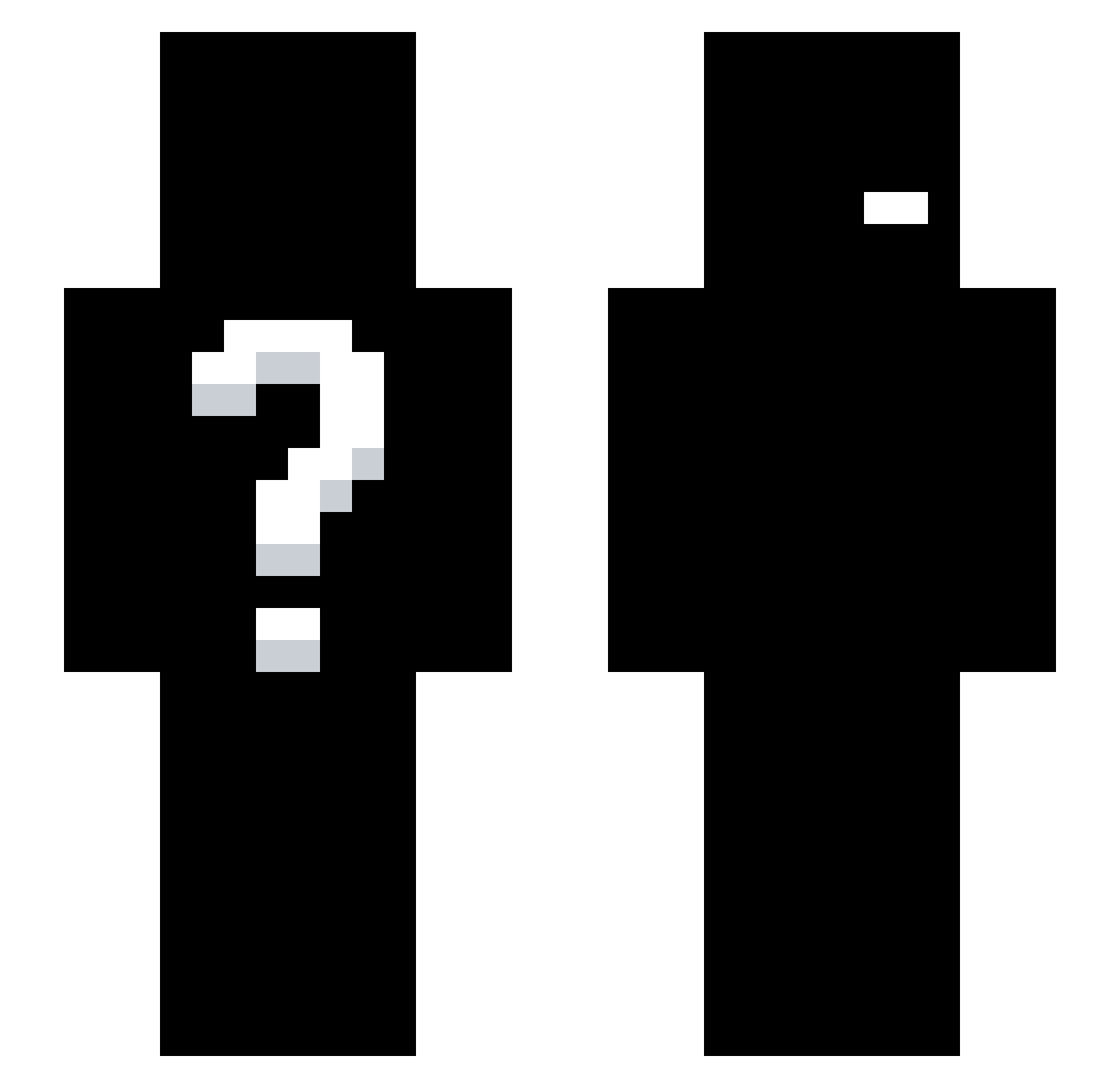 _budyyn Minecraft skin, front and back view
