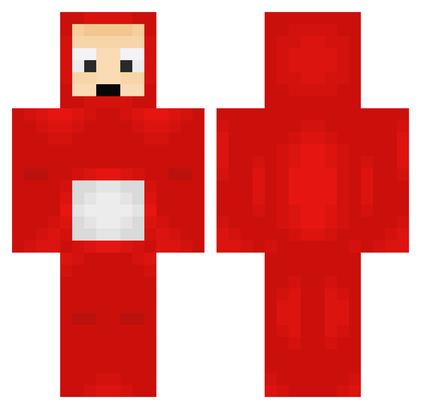 PhuZioNn Minecraft skin, front and back view