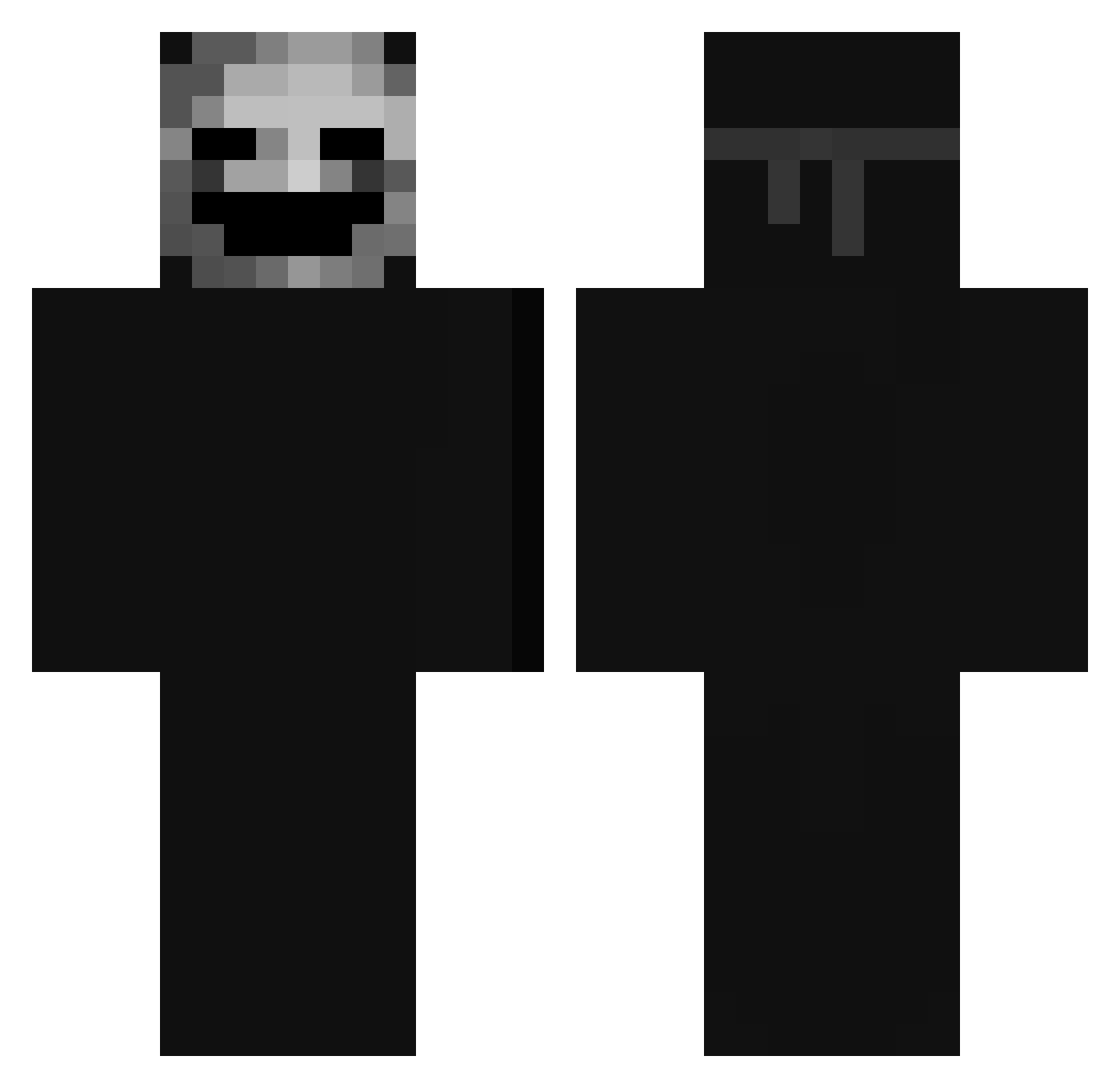 jemmiensko Minecraft skin, front and back view