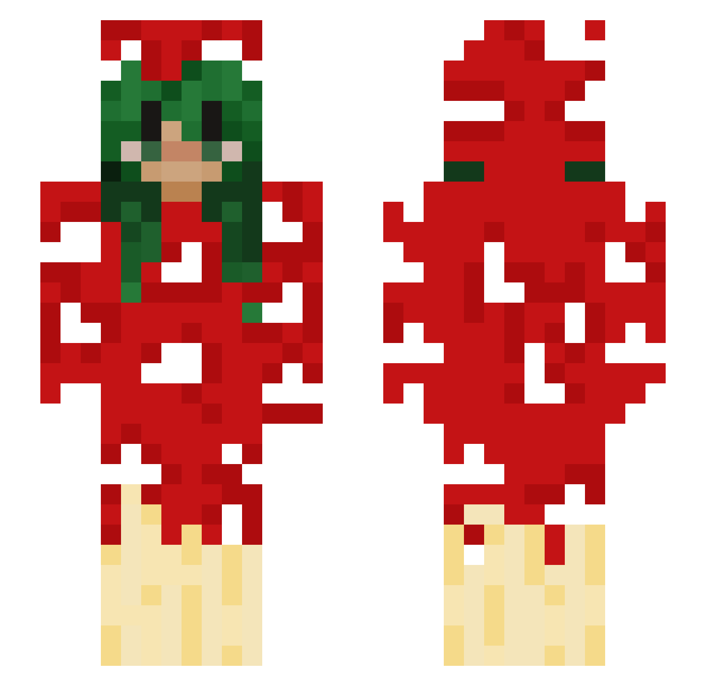 Aw_Kszyp Minecraft skin, front and back view