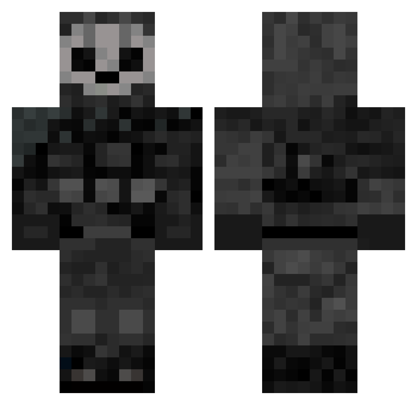 TheProphet1991 Minecraft skin, front and back view
