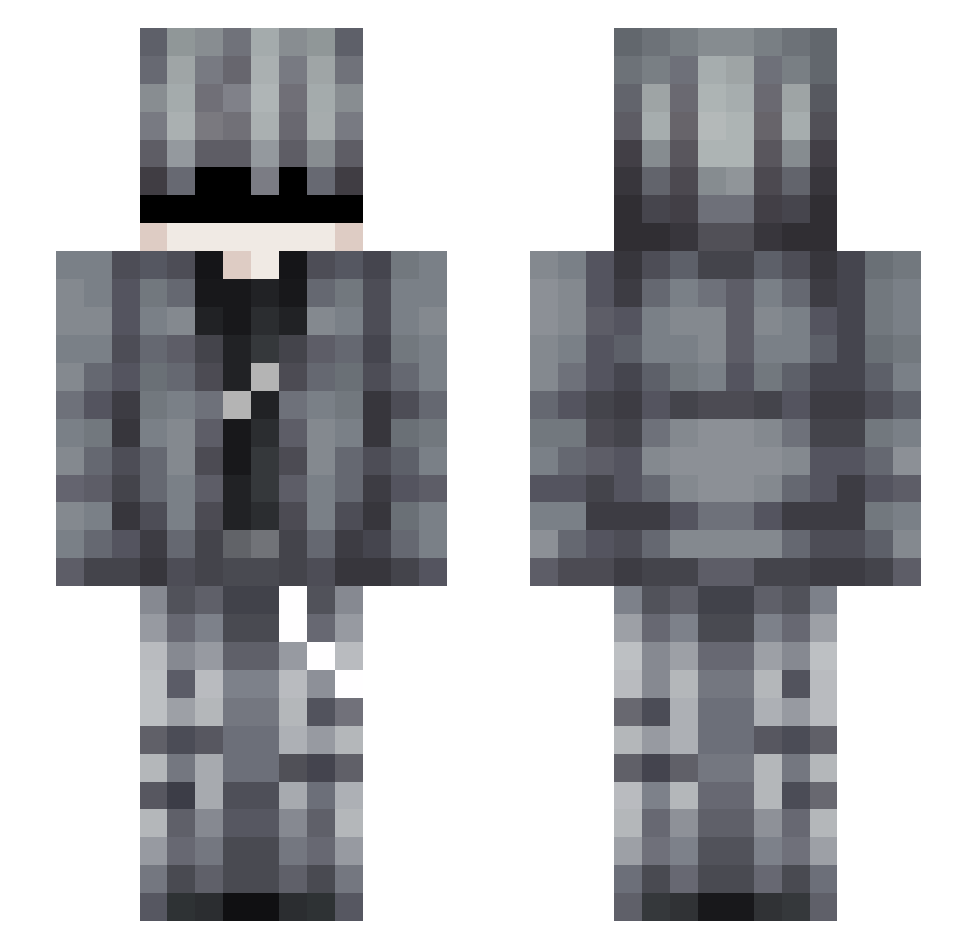 Henri_McO Minecraft skin, front and back view
