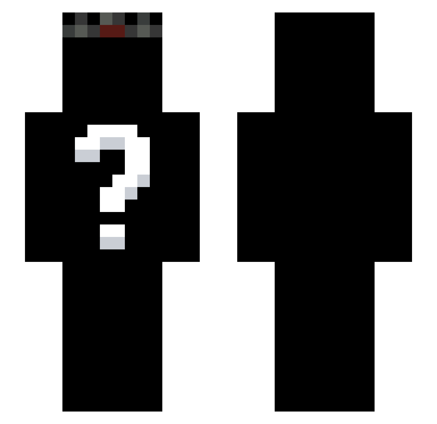 kyan2012 Minecraft skin, front and back view