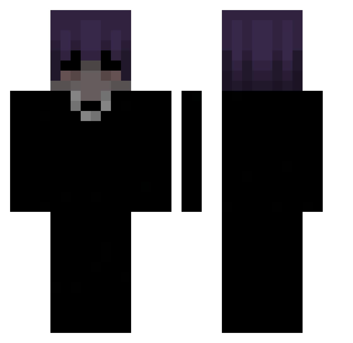 Envyyyy_ Minecraft skin, front and back view