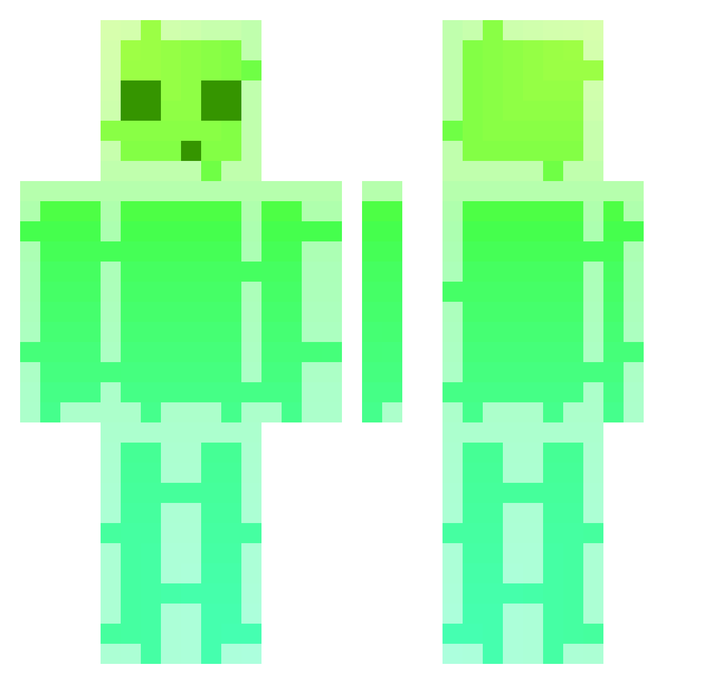 STRIDE_XD Minecraft skin, front and back view