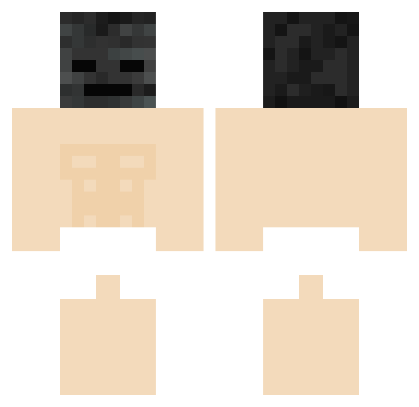 loscombinations Minecraft skin, front and back view